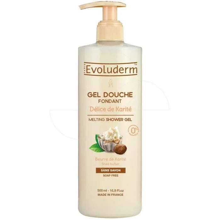 EVOLUDERM gel douche fondant au beurre de karité