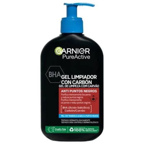 GARNIER gel nettoyant au charbon de boisPure Active